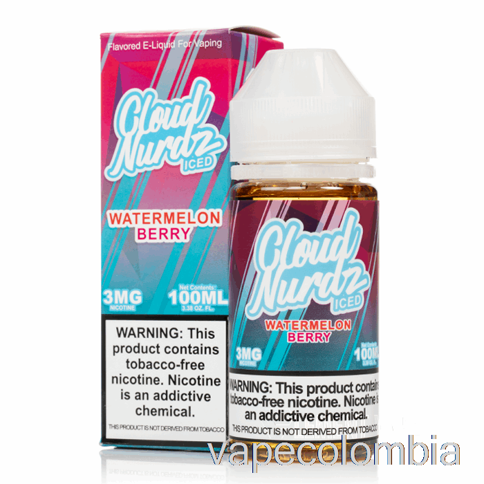 Kit Completo De Vapeo Helado De Sandía Y Bayas - Cloud Nurdz - 100ml 6mg